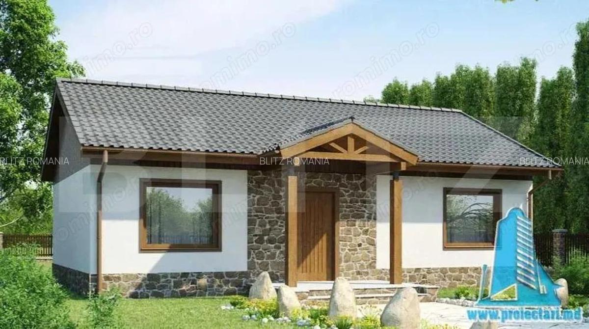 Casa in stadiu de proiect-100mp- teren 550mp- Vacaresti - 2