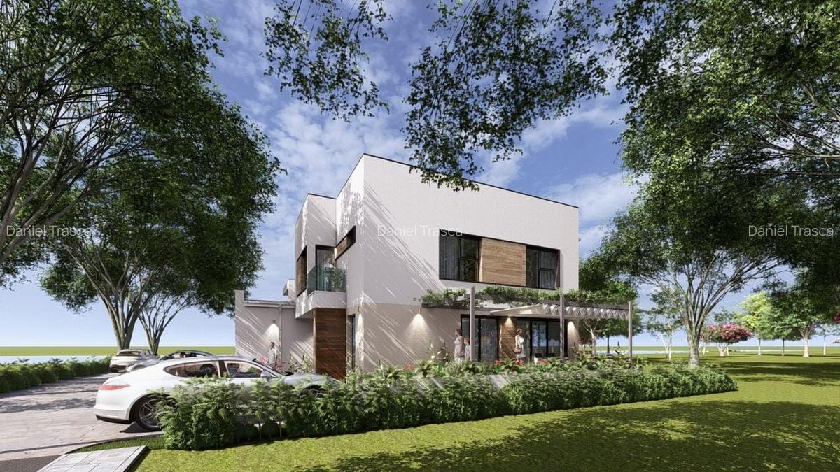 Duplex cu iesire la lac - 5 camere -Corbeanca, central - 12