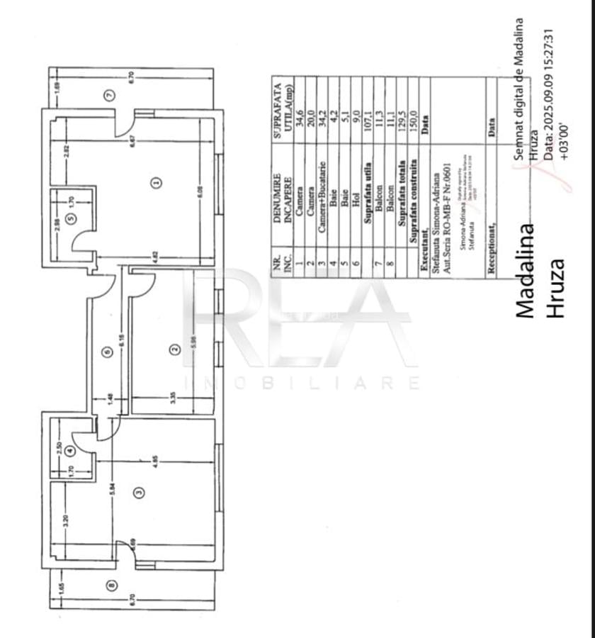 Mansarda 3 Camere 130 m² – Baneasa - 10