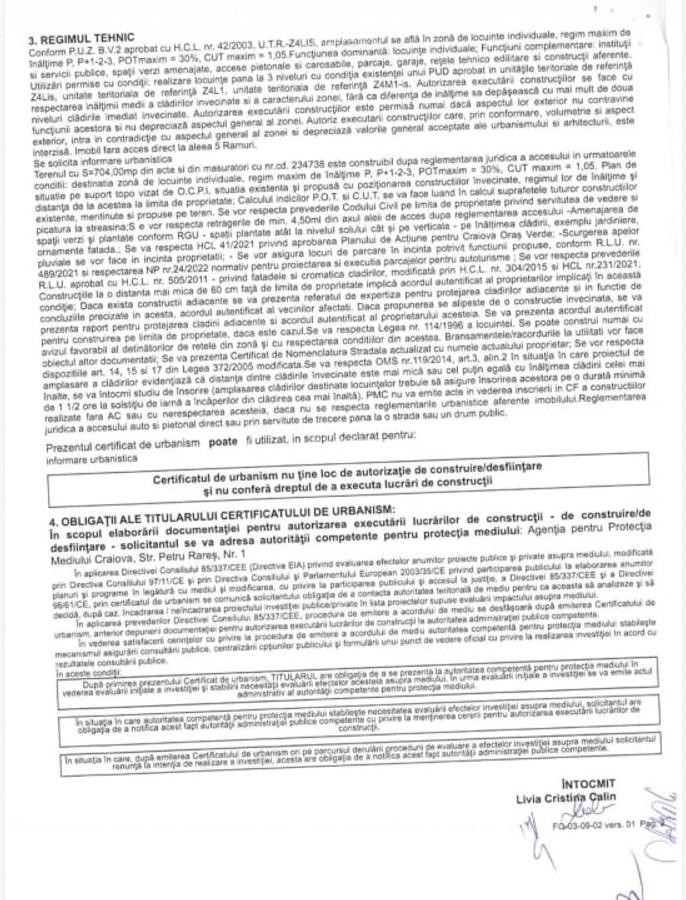 Teren 704 mp bariera valcii - 5