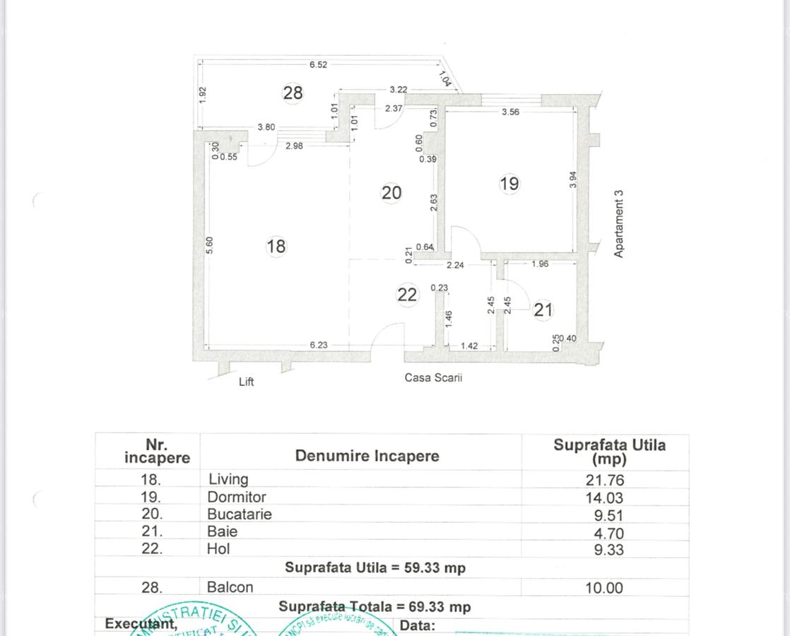 2 Camere 70 mp Zona Lidl Km 4-5 Loc Parcare - 1