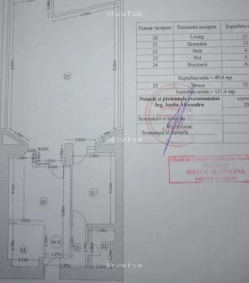 Apartament nou | 2 camere Barbu Vacarescu | terasa 72 mp - 7