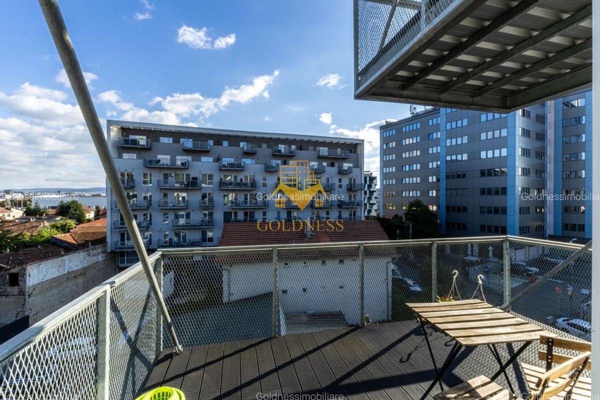 Penthouse mobilat lux, parcare, AC, bloc nou, Semicentral, zona Horea - 17