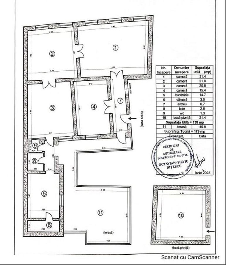 Apartament cu 4 camere circular în Centrul Istoric - 14