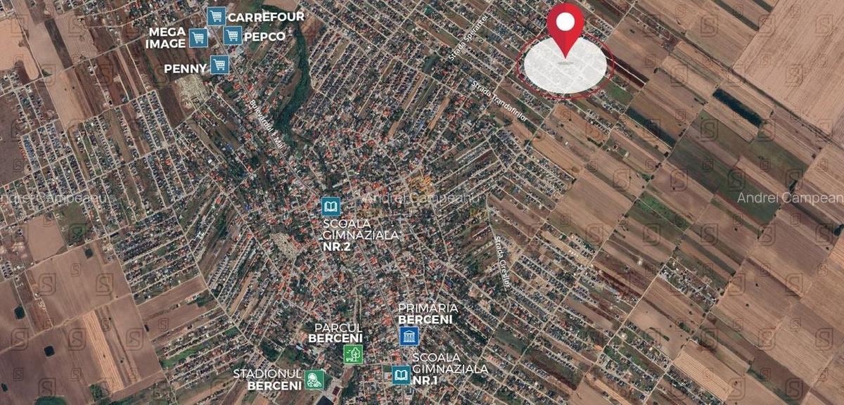 Lot de teren intravilan, 416 mp, deschidere 18.76 ml, Comuna Berceni - 4