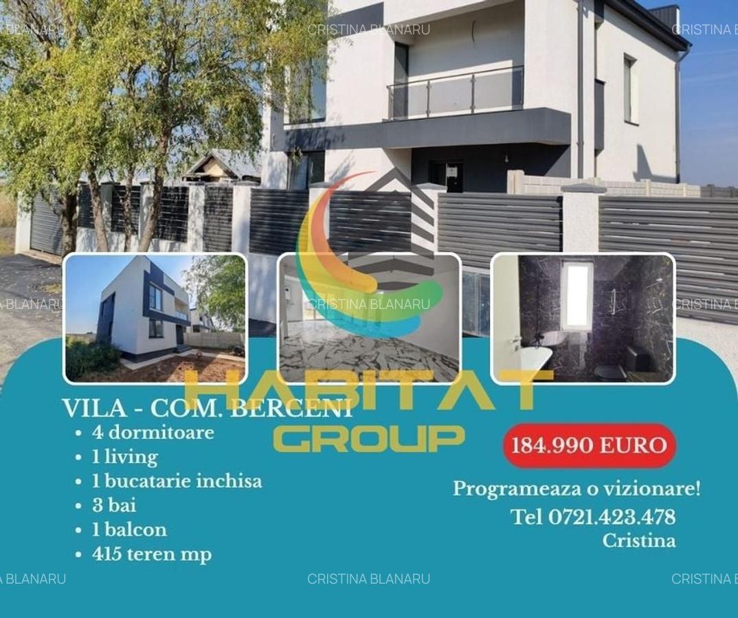 Vila P+1 / 5 camere / com. Berceni / Comision 0% - 1