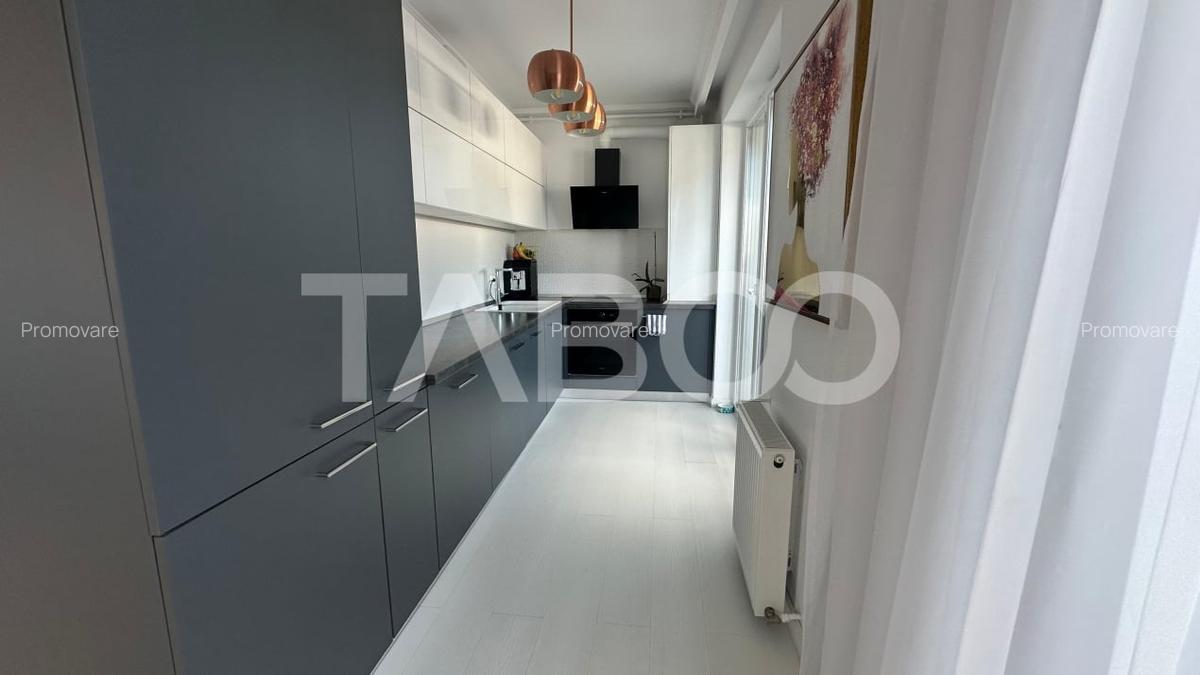 Penthouse 3 camere de lux loc de parcare 2 bai zona Lupeni Sibiu - 12