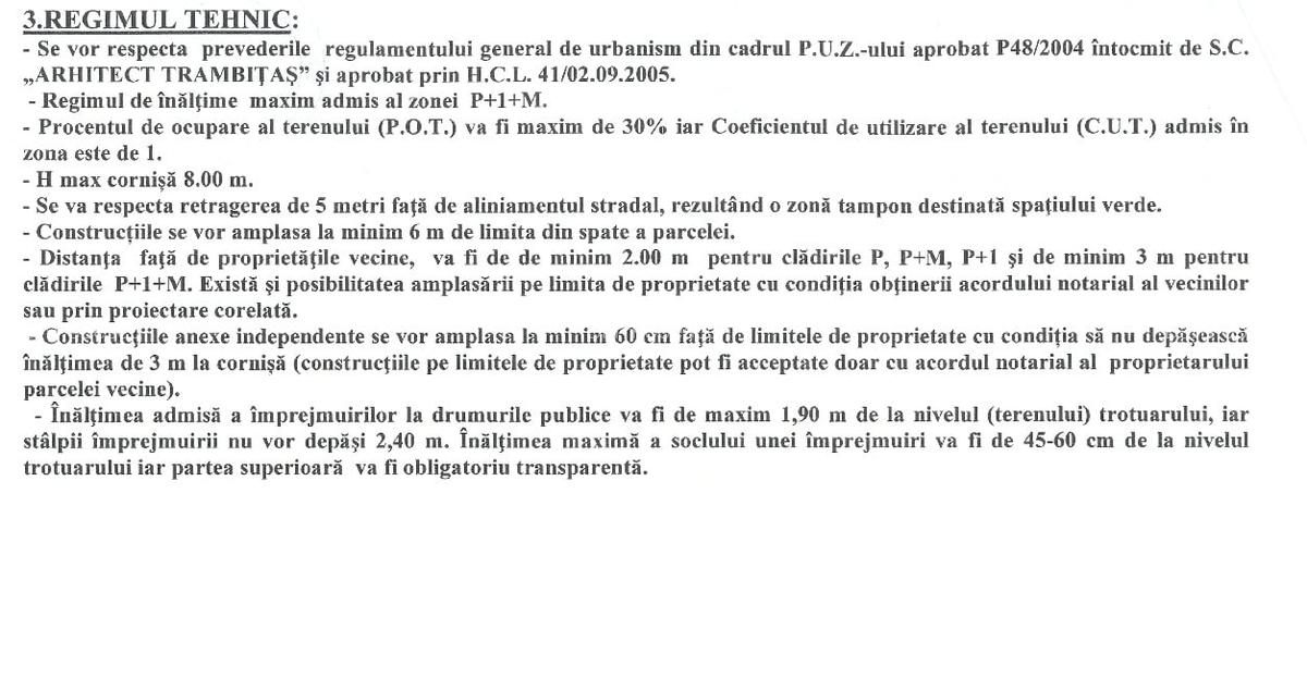 Mosnita Noua - Teren intravilan - S:604mp - FS:14m - Utilitati - 2