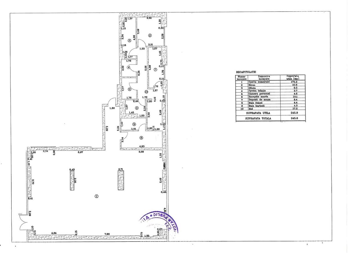 Chirie 246 mp spatiu comercial in Cortina North si 3 locuri parcare - 7