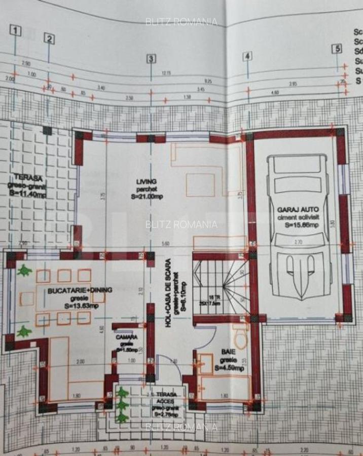 Casa individuala Jucu de Mijloc, 120mp, 3 bai, garaj, teren - 18