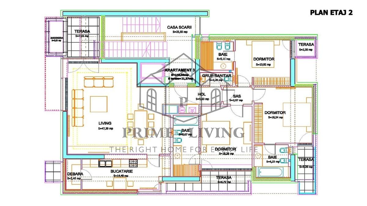 APARTAMENT DE LUX CU 4 CAMERE LA INCHIRIERE IN ZONA FLOREASCA - 12