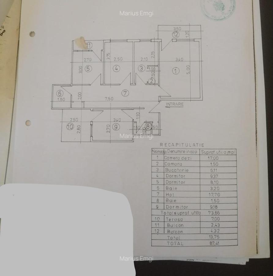 Apartament 4 camere Isaccei Vest vedere Lac Ciuperca 2 băi centrală - 13