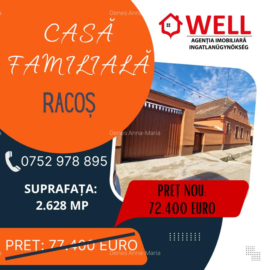 Casă cu 4 camere în Racoș - 1