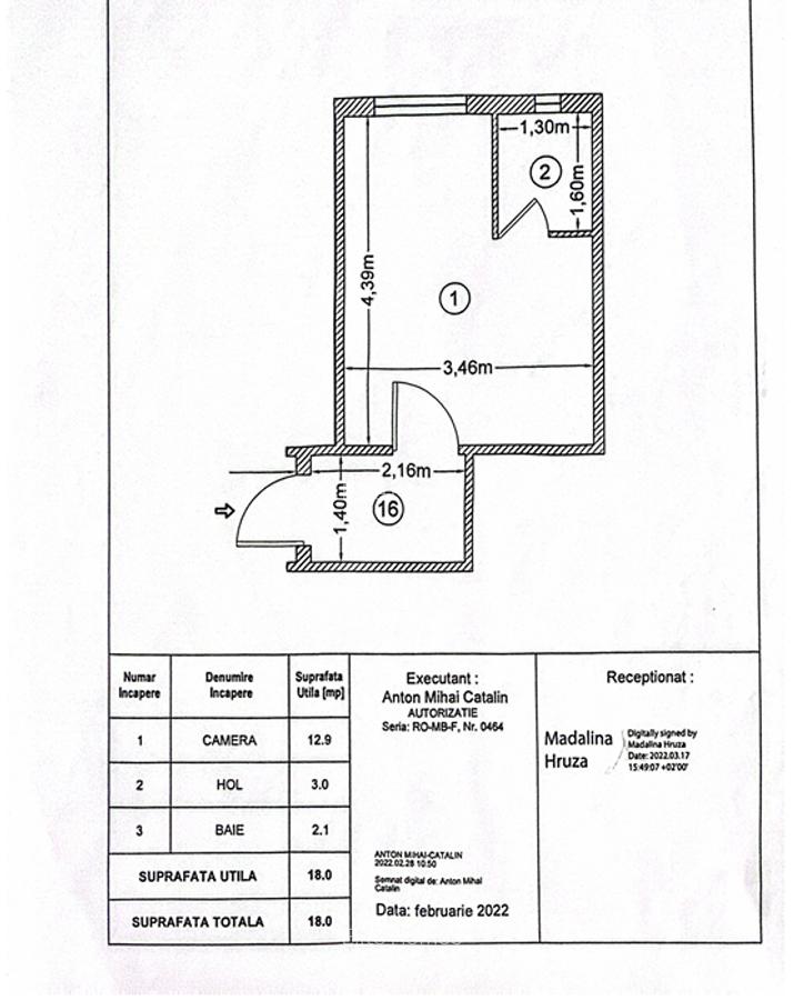 Garsoniera in zona Aparatorii Patriei/ Studio in Aparatorii Patriei Area - 6