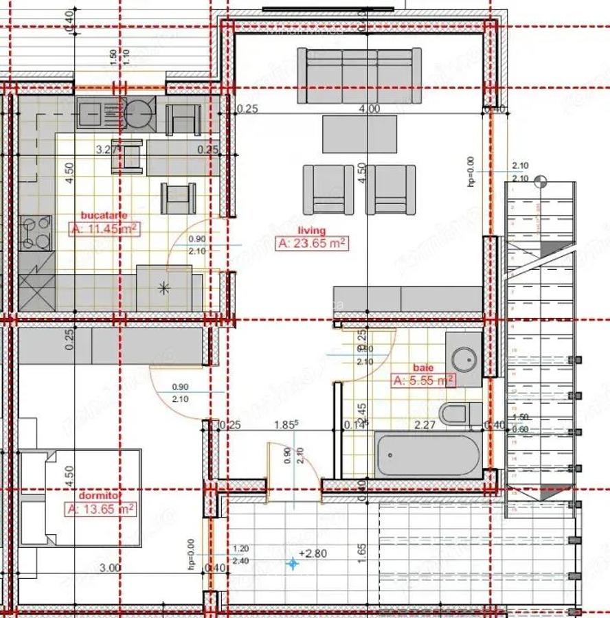 APARTAMENT CU GRADINA & LOC DE PARCARE 54 mp - 2