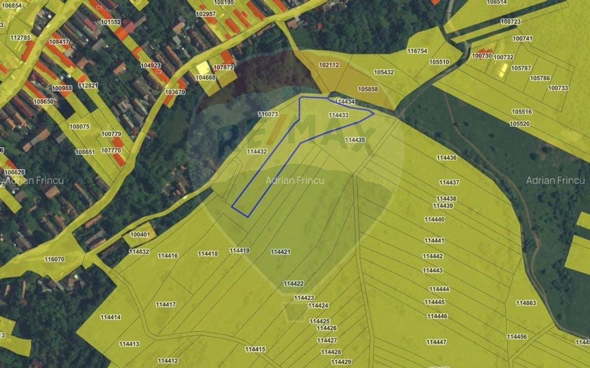 Teren extravilan, faneata, 4000 mp, Tarlungeni - 4
