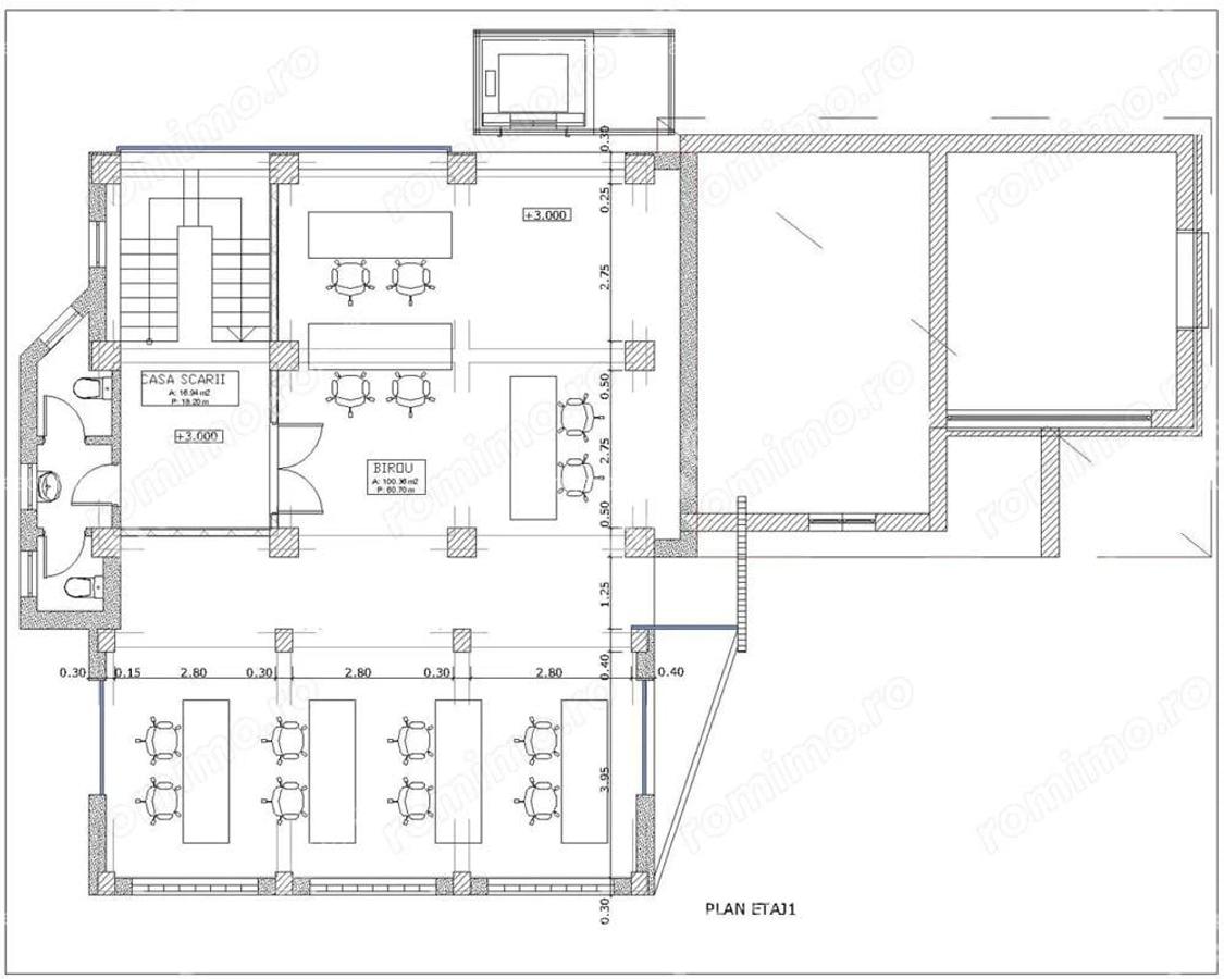 Spatiu birouri cu 2 camere si balcon in zona Mihai Viteazu din Sibiu - 12
