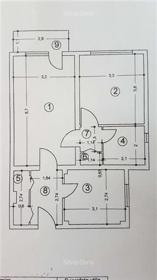 Apartament 2 camere - renovat - utilat - vis-a-vis de Vulcan Center - 14