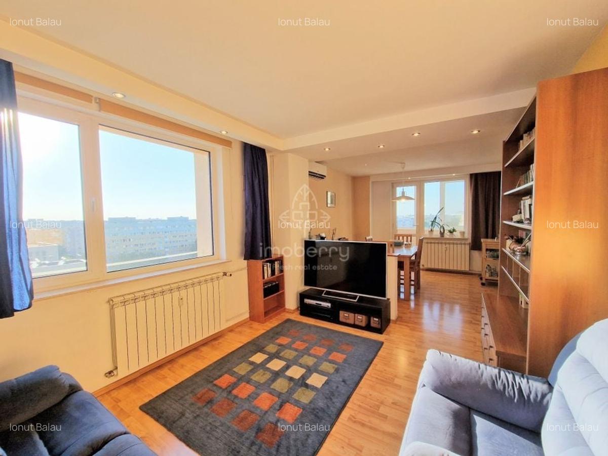 3 camere (transformat din 4 cam.) | 80 mp utili + 10mp balcon | Metrou | - 1