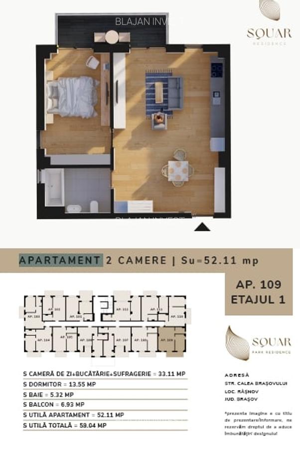 IMOBIL C3 SQUAR PARK RESIDENCE vanzare ap 1 , 2 cam - 7