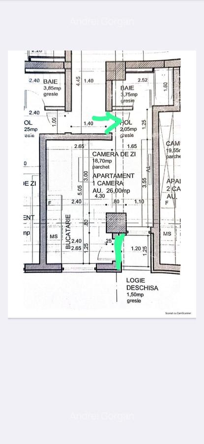 Apartament 1 camera Palas - 8
