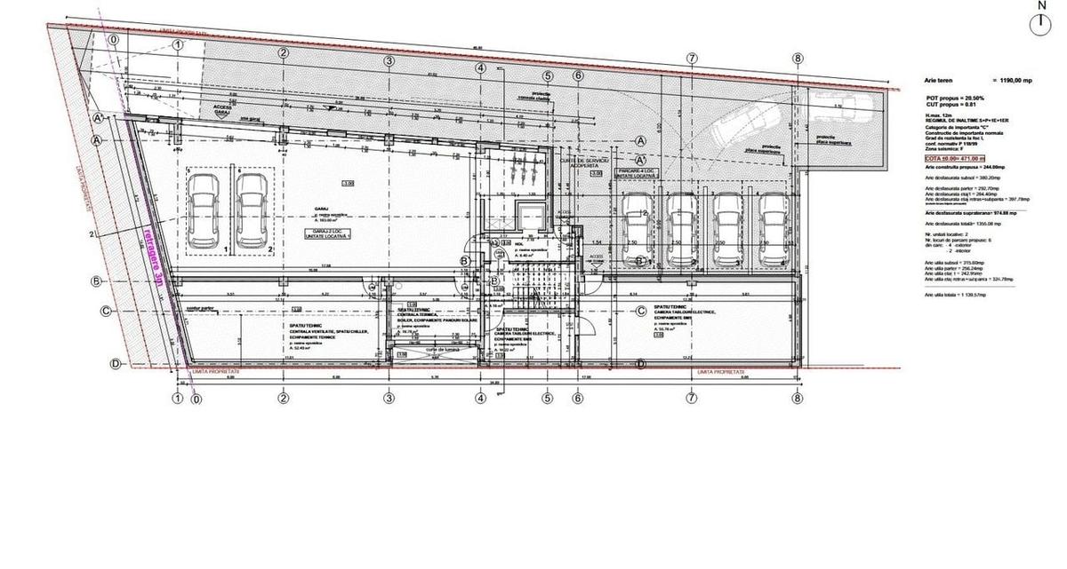 Teren cu autrizatie de construire Zorilor, ideal birouri, 1190 m2 - 1