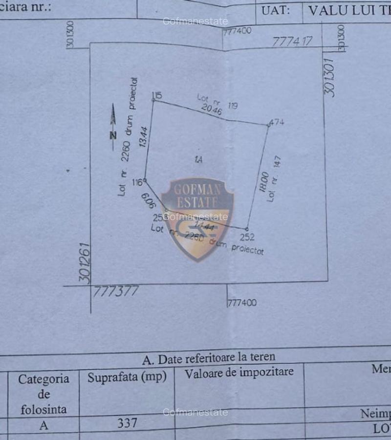 Casa 4 camere, P+M , Valul lui Traian, la gri teren 337 mp, garaj - 29
