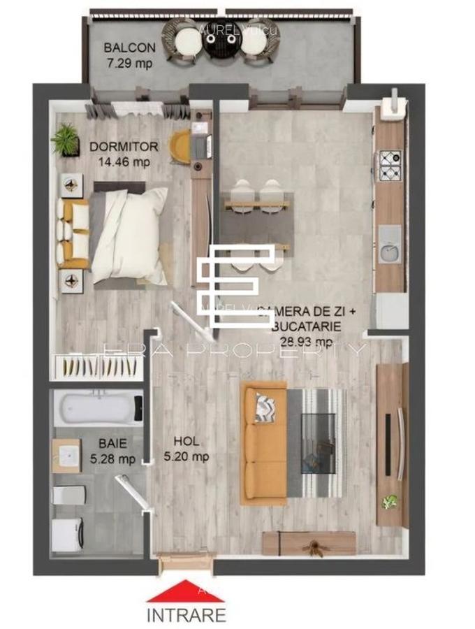 Apartament 2 camere,54mp,  boxa - Selimbar - 12
