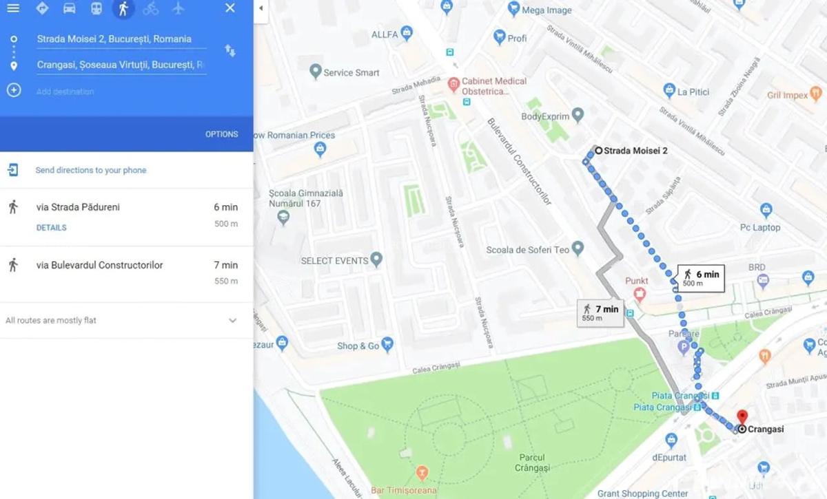 Garsoniera mobilata de inchiriat Cranga?i - 1