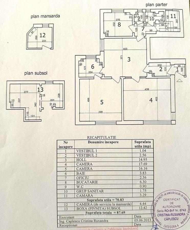 Vanzare Apartament 3 camere Vila la 1 Minut Metrou Tineretului - 13
