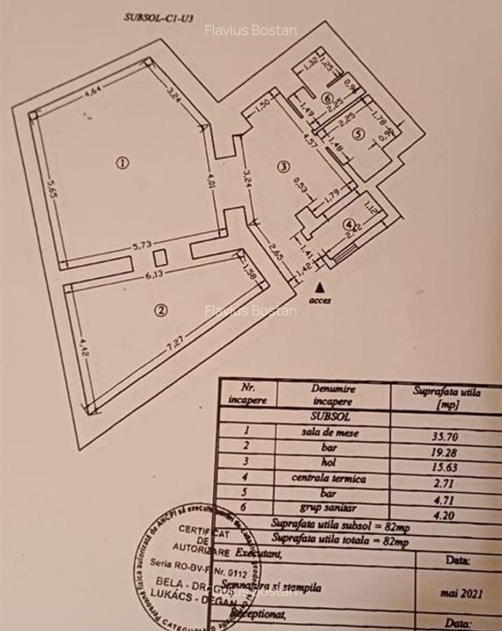 Str Lunga, zona Mielul Alb, spatiu comercial de 82mp tip crama, 129900 euro - 15