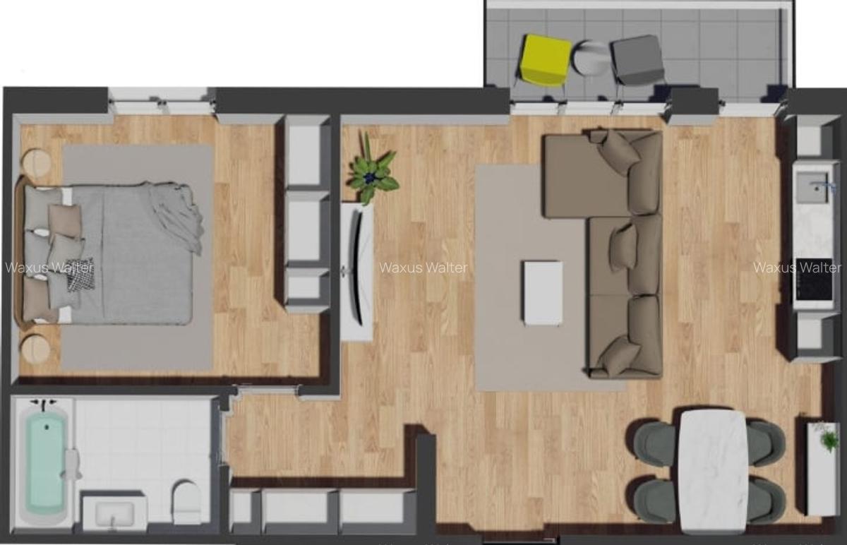 Apartamente semifinisate de 2/3 camere, la 2 minute de VIvo Mall - 5