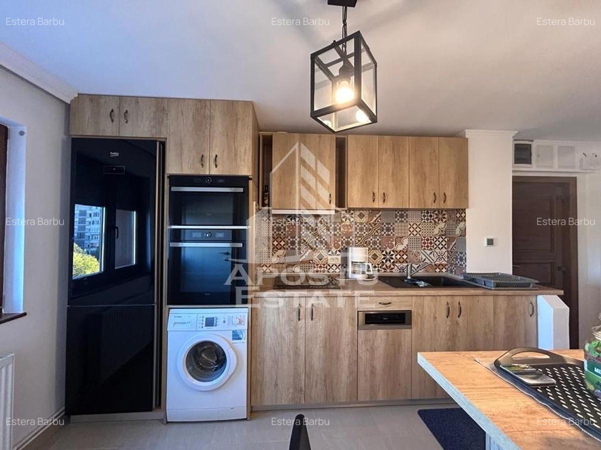 Apartament cu 3 camere semidecomandat, mobilat în Central - 3