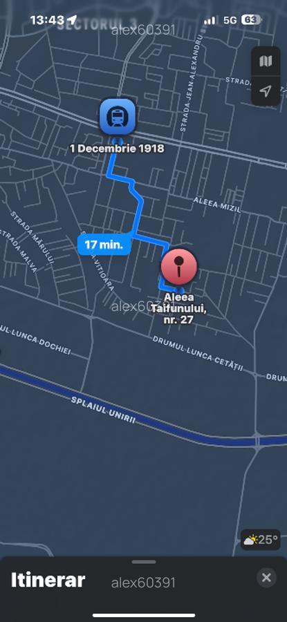 Apartament 3 camere cu terasa zona metrou 1 decembrie , pallady sector 3 - 9