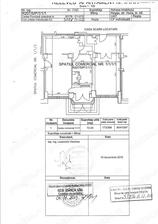 Spa?iu comercial 89 mp poate fi transformat in locuin?a! Zona Resita Sud - 1