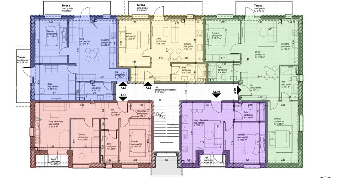 Apartament cu 2 camere decomandat în Central - 4