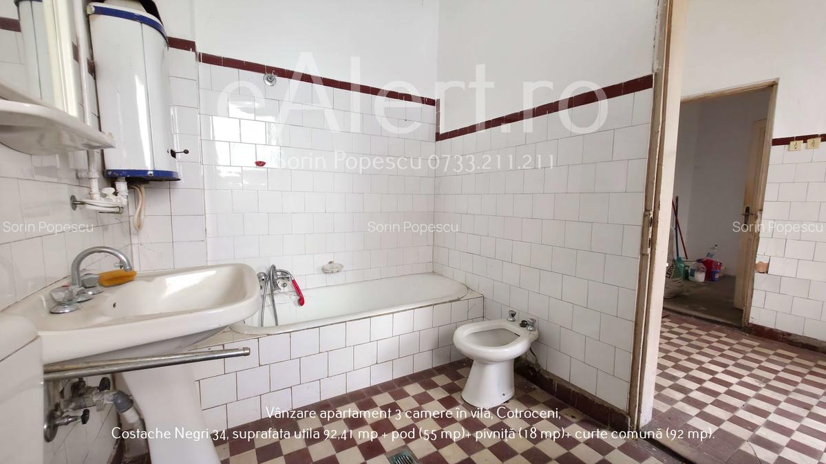 Apartament cu 3 camere în vilă, Cotroceni – Costache Negri 34 - 44