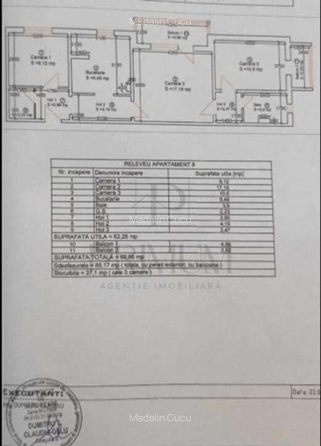 UMT - 3 CAM - DECOMANDAT - ETJ.2 - 2 BAI - RENOVAT/MOBILAT - 9
