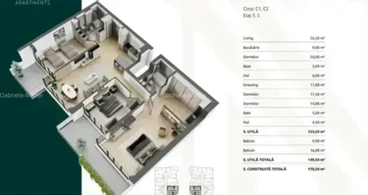 Apartament 4 Camere Jandarmeriei | Lux, Eleganta, Confort - 9