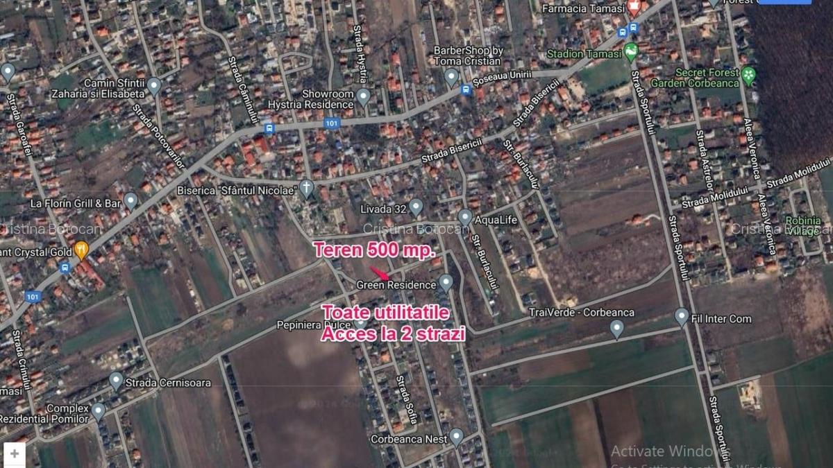 REL4000951 De vanzare teren 500 mp toate utilitatile acces la 2 drumuri - 4