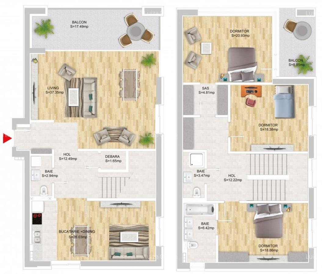 Apartament cu 4 camere în Domenii - 7