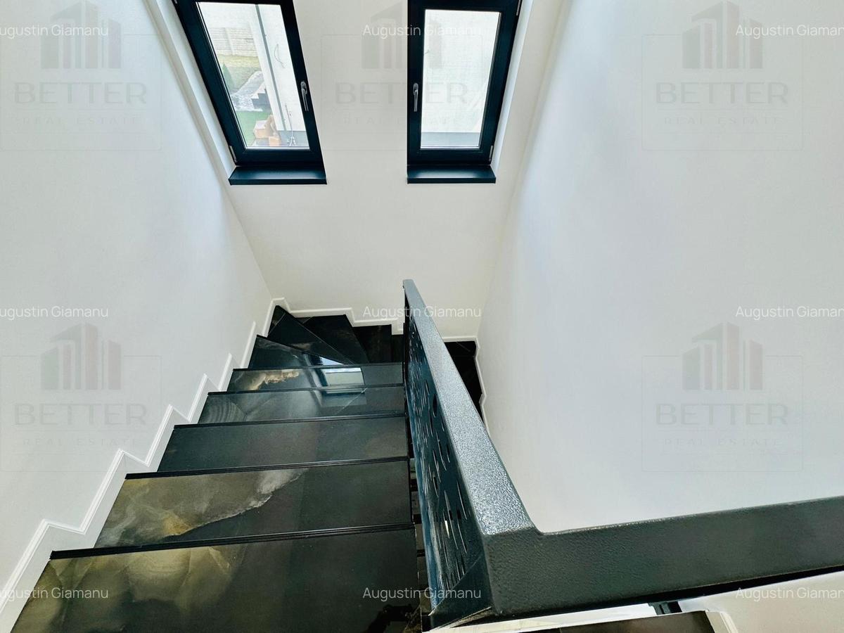 Casă modernă de vânzare 4 camere, 3 băi, terasă travertin–Gata de mutat, Berceni - 7
