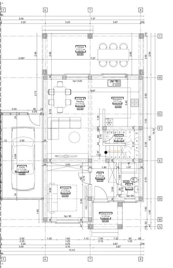 Casa Ind.,P+1, 5 camere, 104mp, garaj, teren 463mp, Cart. Primăverii - 7