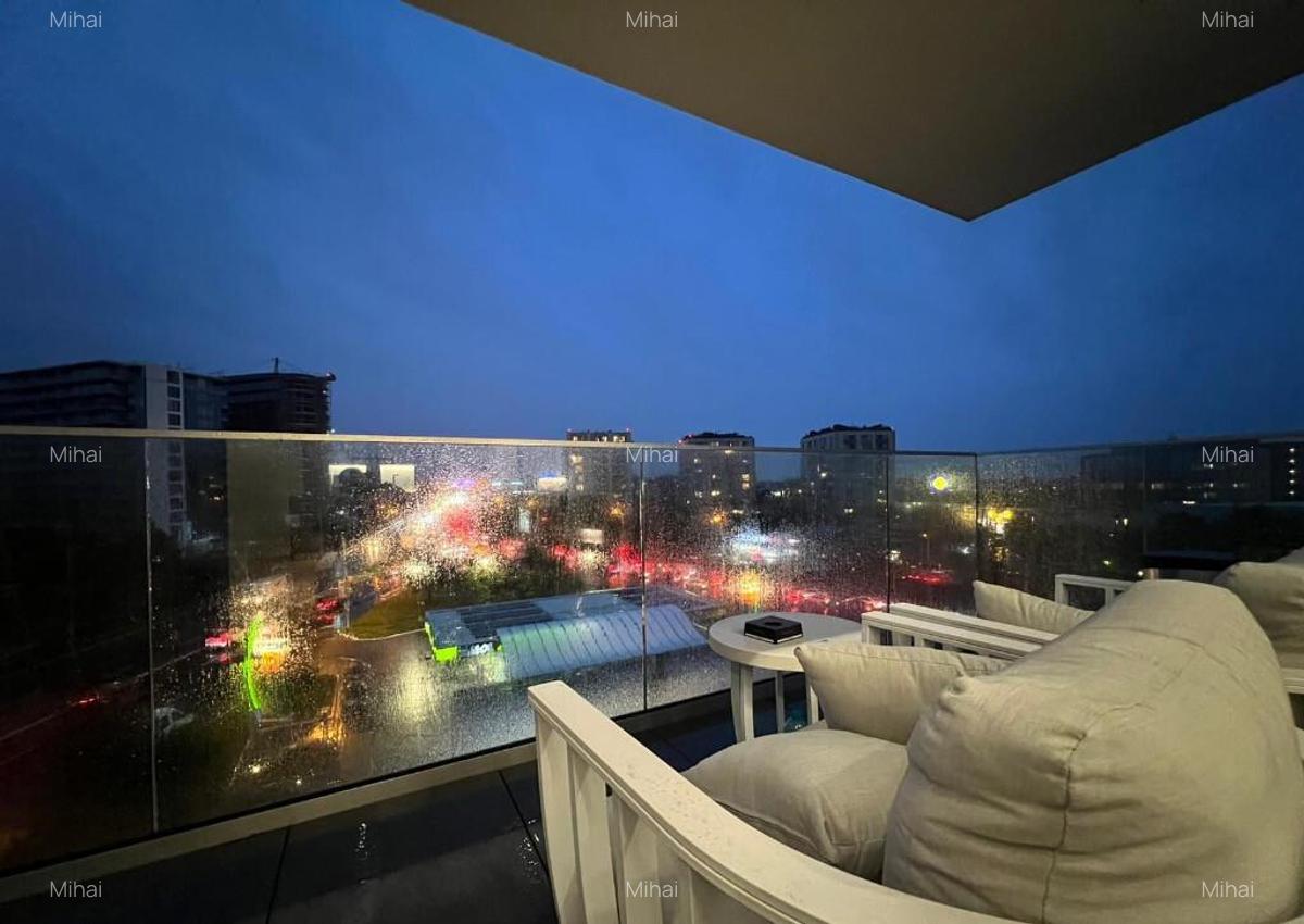 3 camere LUX mobilat/utilat ONE HERASTRAU TOWERS etaj 5 vedere libera - 10