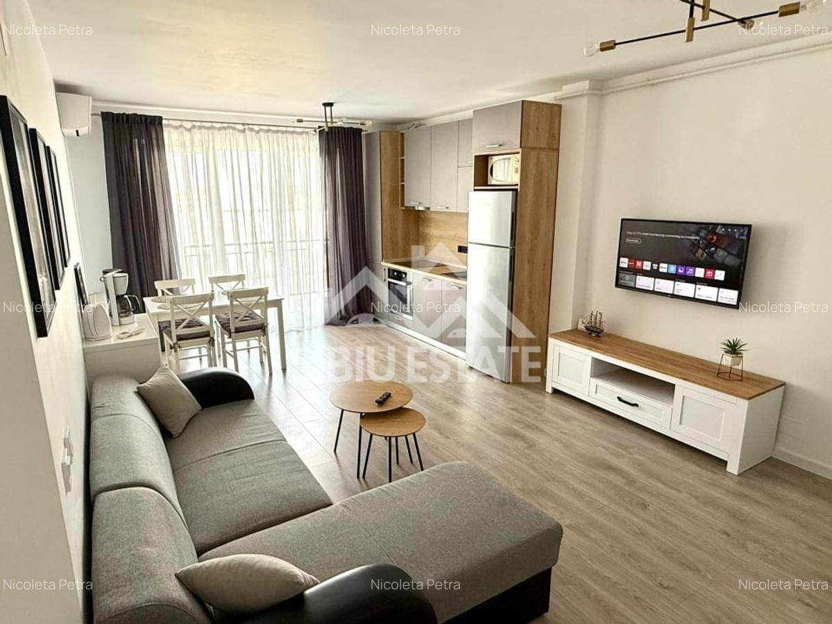 Apartament de inchiriat cu 2 camere, balcon, loc de parcare-mobilat si utilat - 1