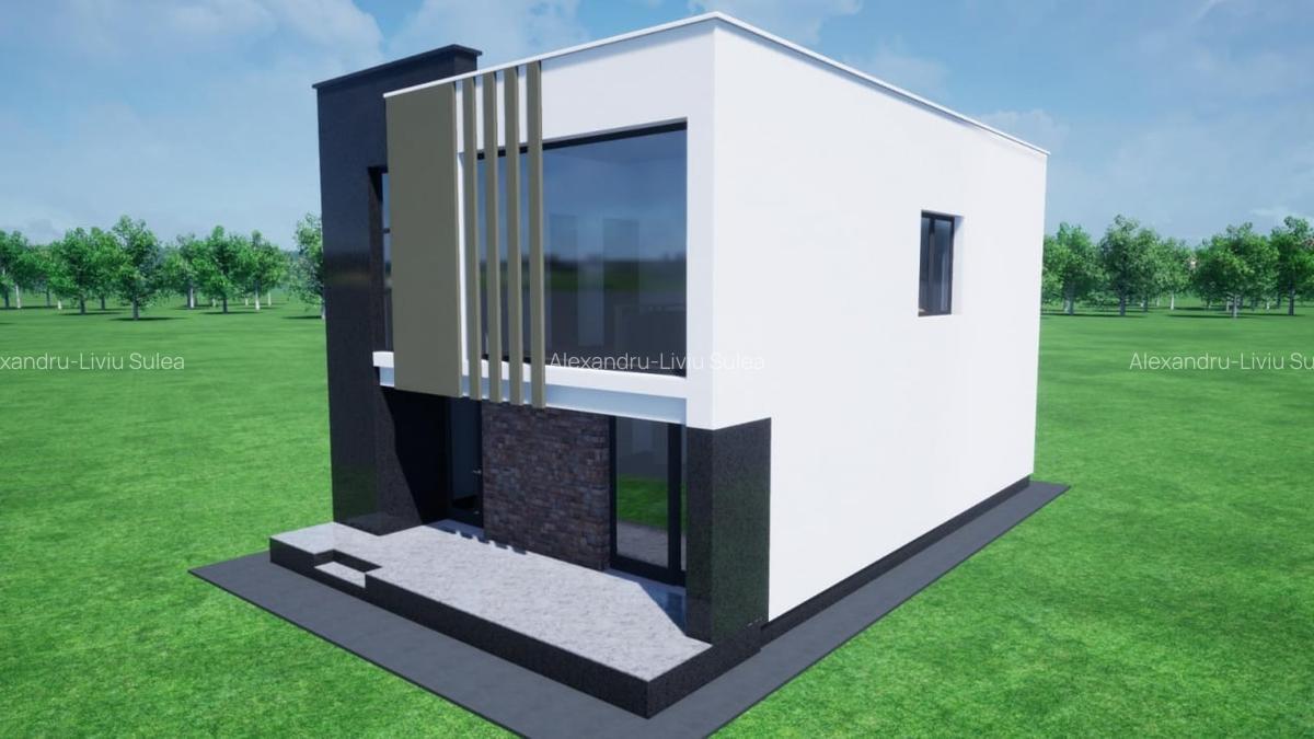 Vila individuala P+E, design mediteranean, Cal. Harmanului, Comision 0% - 1