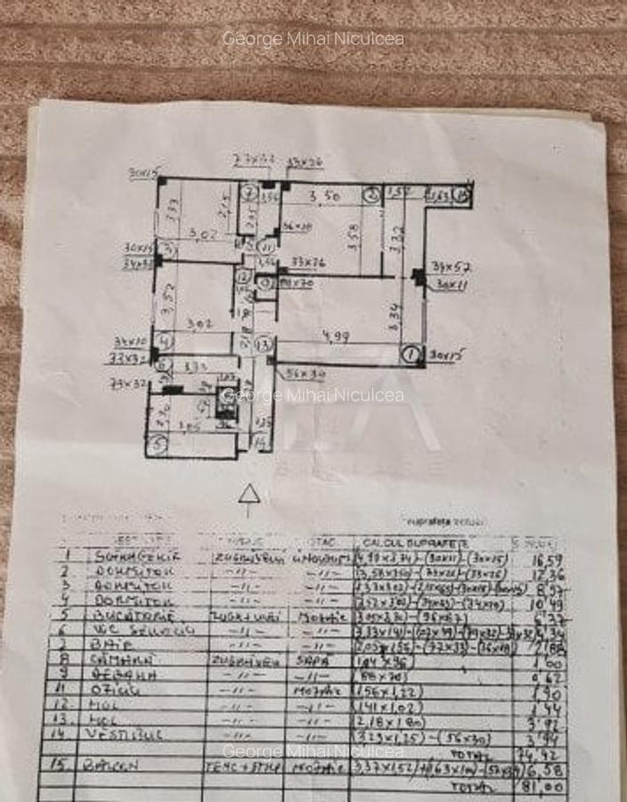 Apartament cu 4 camere decomandat, mobilat în Ghencea - 15