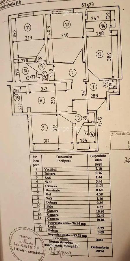 Apartament 4 camere vanzare zona piata Rahova Sos.Alexandriei cu 2 bai - 7