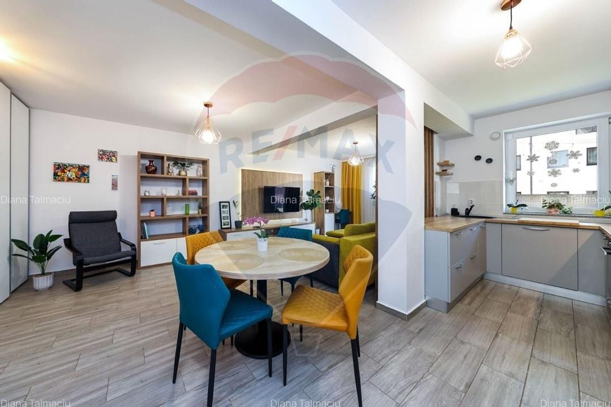 Apartament cu 3 camere decomandat, mobilat în Tractorul - 11