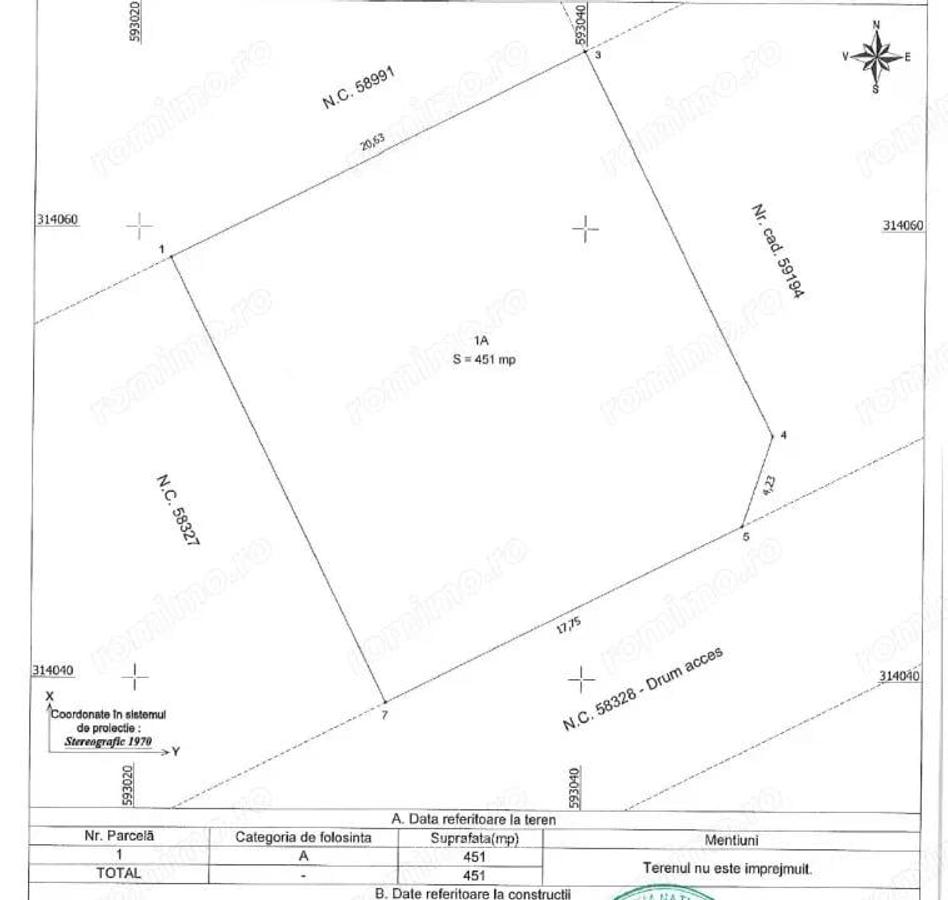 Teren Intravilan zona Sf. Ana In Berceni | utilitati: curent | #UG3E - 3